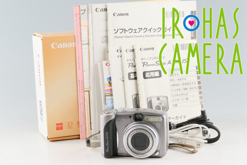 Canon Power Shot A710 IS Digital Camera With Box #49163 L3 Canon Power Shot A710 IS Digital Camera With Box #49163 L3
