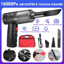 High Power Cordless Handheld Vacuum Cleaner Mini Air Duster Wet Dry for Car Home