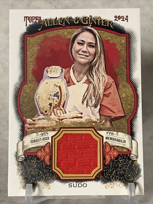 2024 Topps Allen & Ginter - Relic Hot Dog Eating Champion #AGR-MSU Miki Sudo