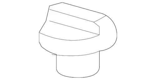 Оригинальная новая крышка маслозаливной горловины двигателя 04–13 GM Chevrolet Cadillac Pontiac 12583570 - Изображение 2 из 3