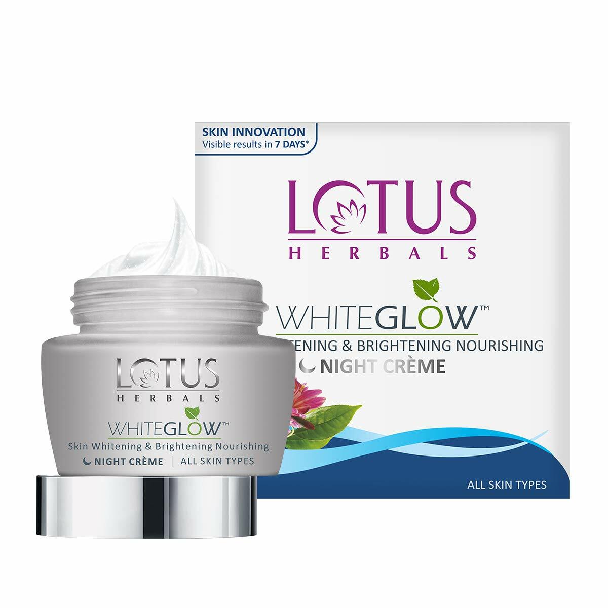 Lotus Herbals White Glow Skin Whitening Brightening Nourishing