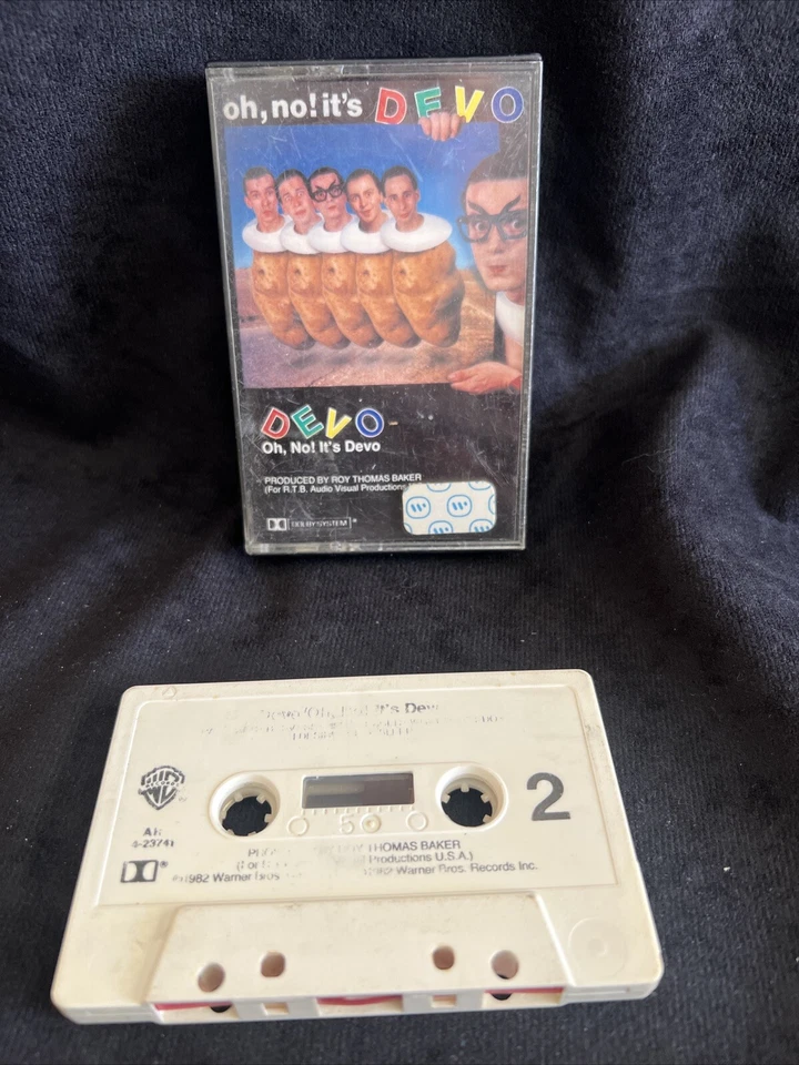 DEVO Oh, No! It's DEVO Cassette Tape 1982 New Wave Vintage Tested Works Great - Image 4 of 4
