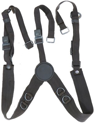 Authentic East German Grey Suspenders Uniform Pant Trouser Elastic DDR NVA GDR
