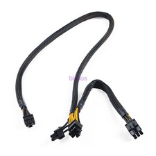 Mini 8pin to 6 8pin GPU PCI-E Video Card Power Adapter Cable For HP ML350 G10 US