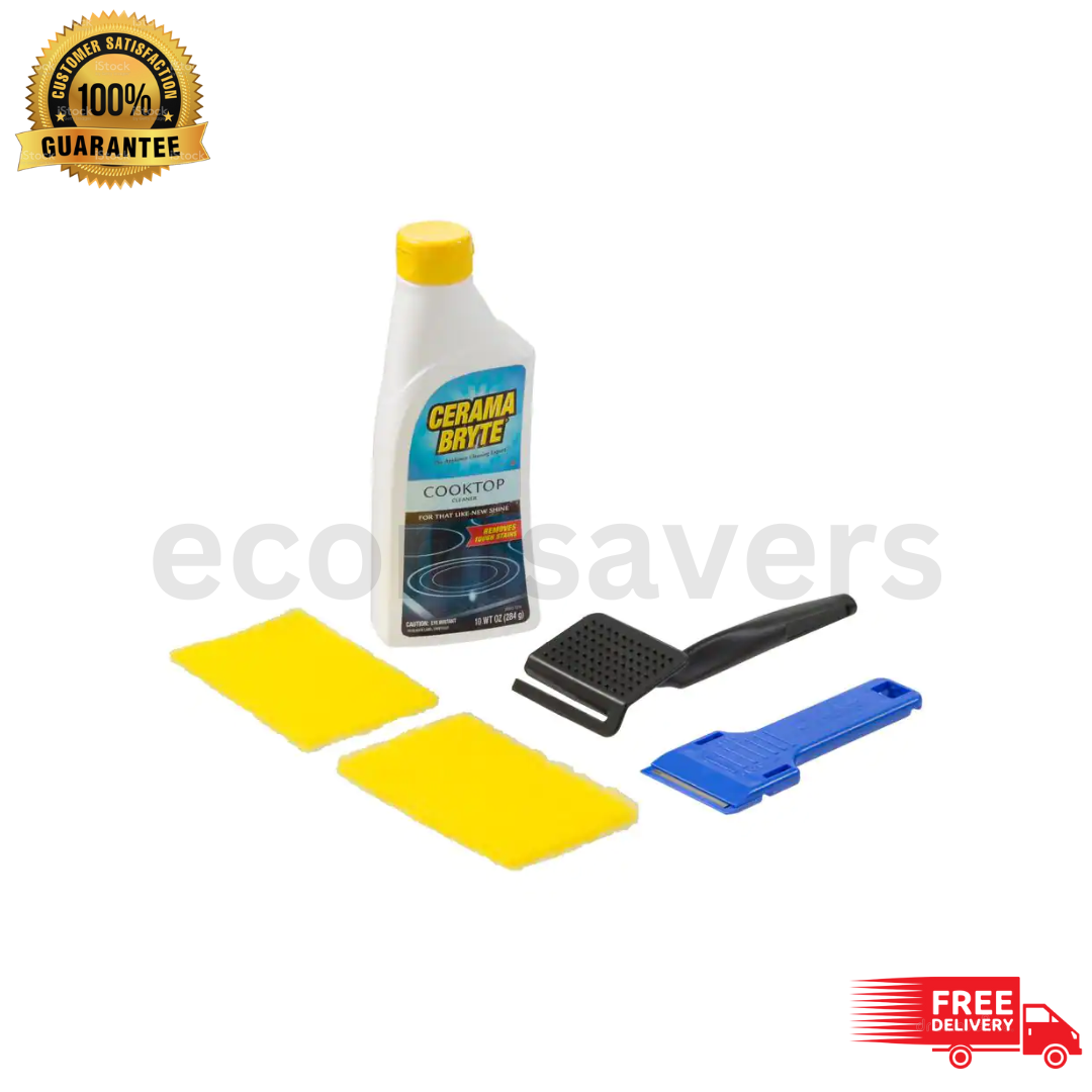 Cerama Bryte Cooktop Cleaning Kit for Induction, Ceramic, & Glass Stove