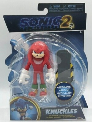 Sonic The Hedgehog 2 Movie - KNUCKLES + Snow Rider 4  Action Figure FREE SHIPP!!