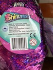 SHIMMEEZ Cristy Cat Sequin 14" PILLOW Plush Stuffed Animal Purple Silver w/Tag! — photo 3