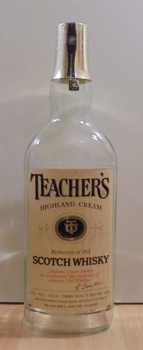 TEACHER'S SCOTCH WHISKY VTG BOTTLE 4.5LT | eBay