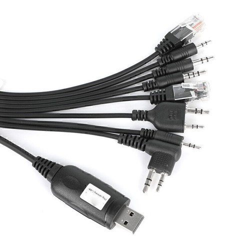 Câble de programmation USB 8 en 1 pour Baofeng UV-5R UV82 888s TYT Kenwood Motorola - Photo 5/7