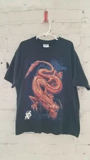Youth Clothing For Cool People Freeze Dragon Black T-Shirt *SEE PICS FOR SIZE