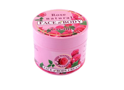 Bulfresh - Gesichts und Körper Creme Rose 300 ml Rose Natural of Bulgaria