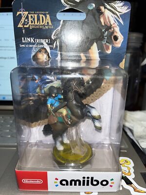 Amiibo The Legend of Zelda-Link(Rider)- BOTW, New Sealed Box, Rare