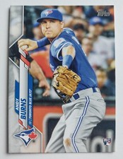 ANDY BURNS 2020 Topps Update Series Rookie #U-177 Toronto Blue Jays