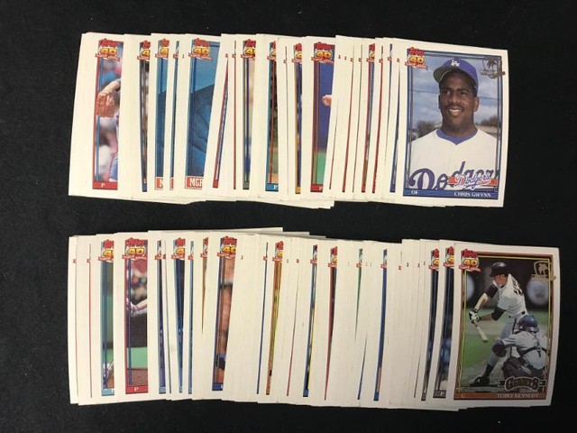 1991 TOPPS DESERT SHIELD BASEBALL SINGLES (PICK YOUR CARD #1 TO #99 )