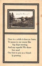 E48/ Minneapolis Minnesota Mn Real Photo RPPC Postcard c1910 Loring Park 2