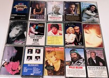 Lot Of 15 Country Music Cassettes Tanya Daniels Alabama Gatlin Etc 1C1G