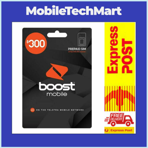Boost Mobile◉$300 Prepaid SIM CARD Starter Kit◉260GB Data◉SAME DAY EXPRESS POST◉ - Picture 1 of 1