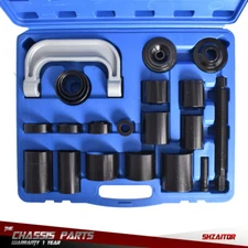 Auto Repair Service Removal Ball Joint Press Tool Kit & 21Pcs Master Adapter Set