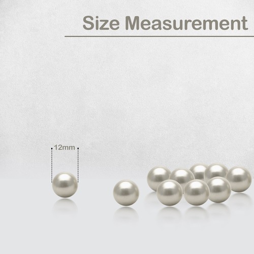 Pearl Rivets + Dome Studs for Wedding Dress Jeans Hat Shoes Bag Clothing 100pcs - Imagen 13 de 13