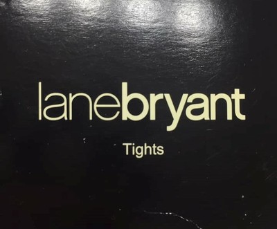 LANE BRYANT Tights Pantyhose BLACK 
