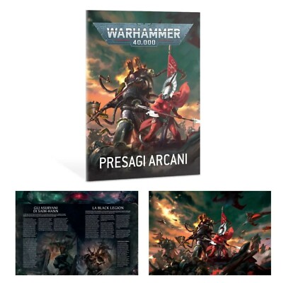 ARCANE OMENS - ITALIAN SCENARIO MANUAL ELDRITCH OMEN ELDAR CHAOS MARINE