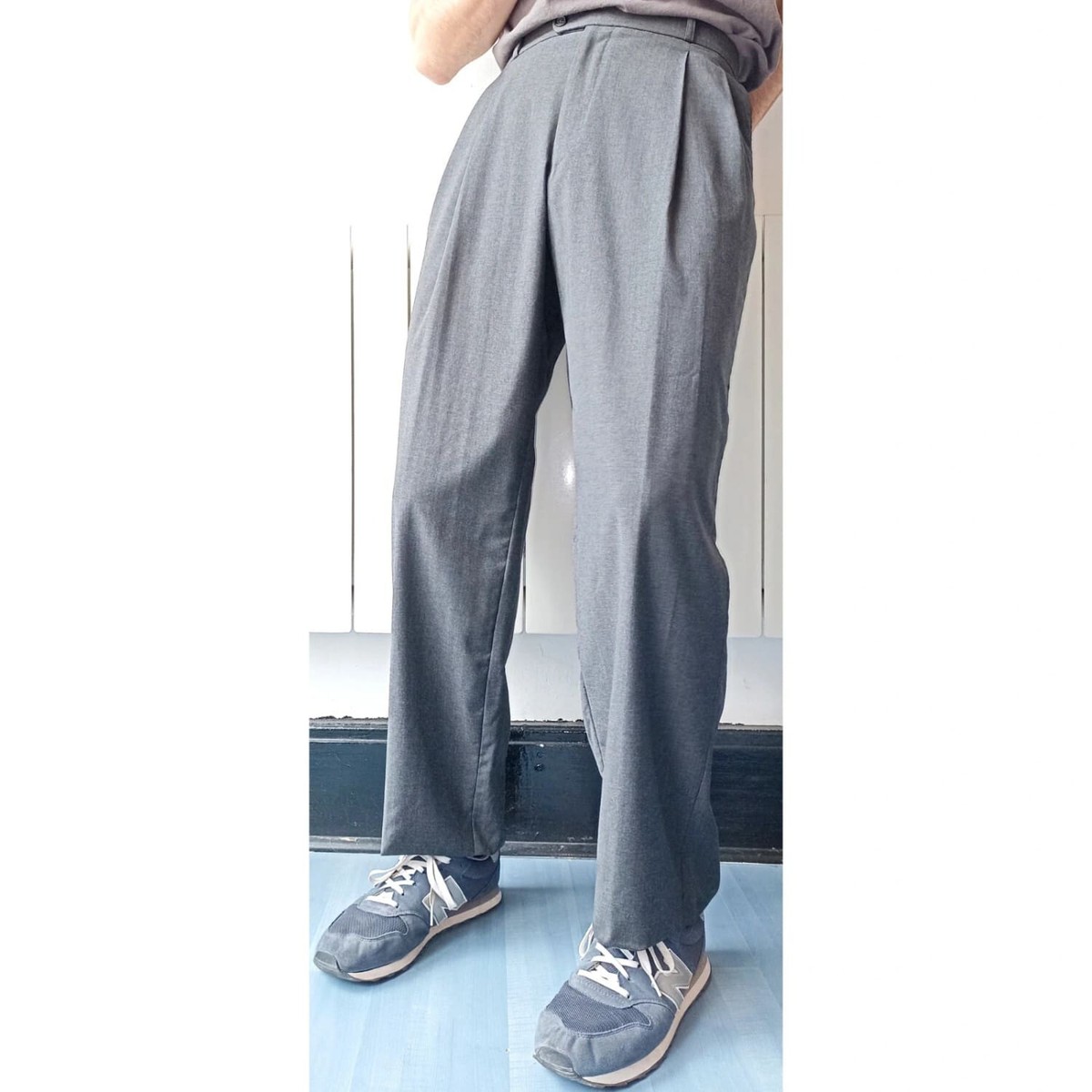 Magnifique Pantalon À Pinces Années 90 En Laine