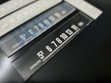 Datsun 240z Radio frequency panel. Reproduction International Delivery