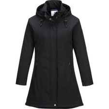 Portwest Carla Womens Softshell Jacket Black L