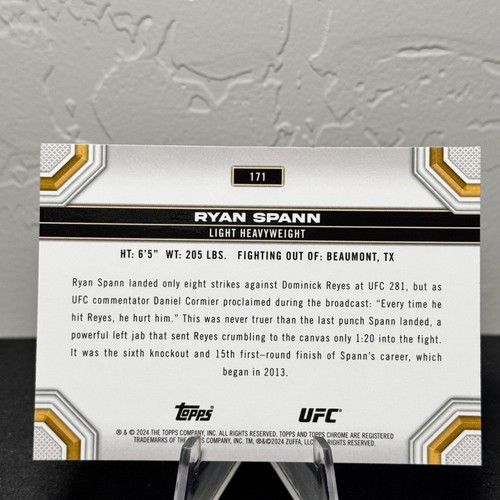 Réfracteur à prisme base UFC chromé 2024 Topps 1 - 200 - COMPLÉTEZ VOTRE SET - PYC - Photo 209/237