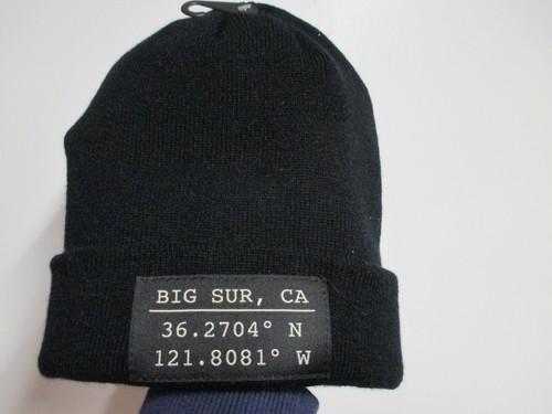 WINTER BEANIE CUFF HAT NWT $25 BLACK W 