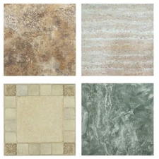 MARBLE granite SLATE stone SELF stick ADHESIVE vinyl FLOOR tile - 40 pcs 12"x12"