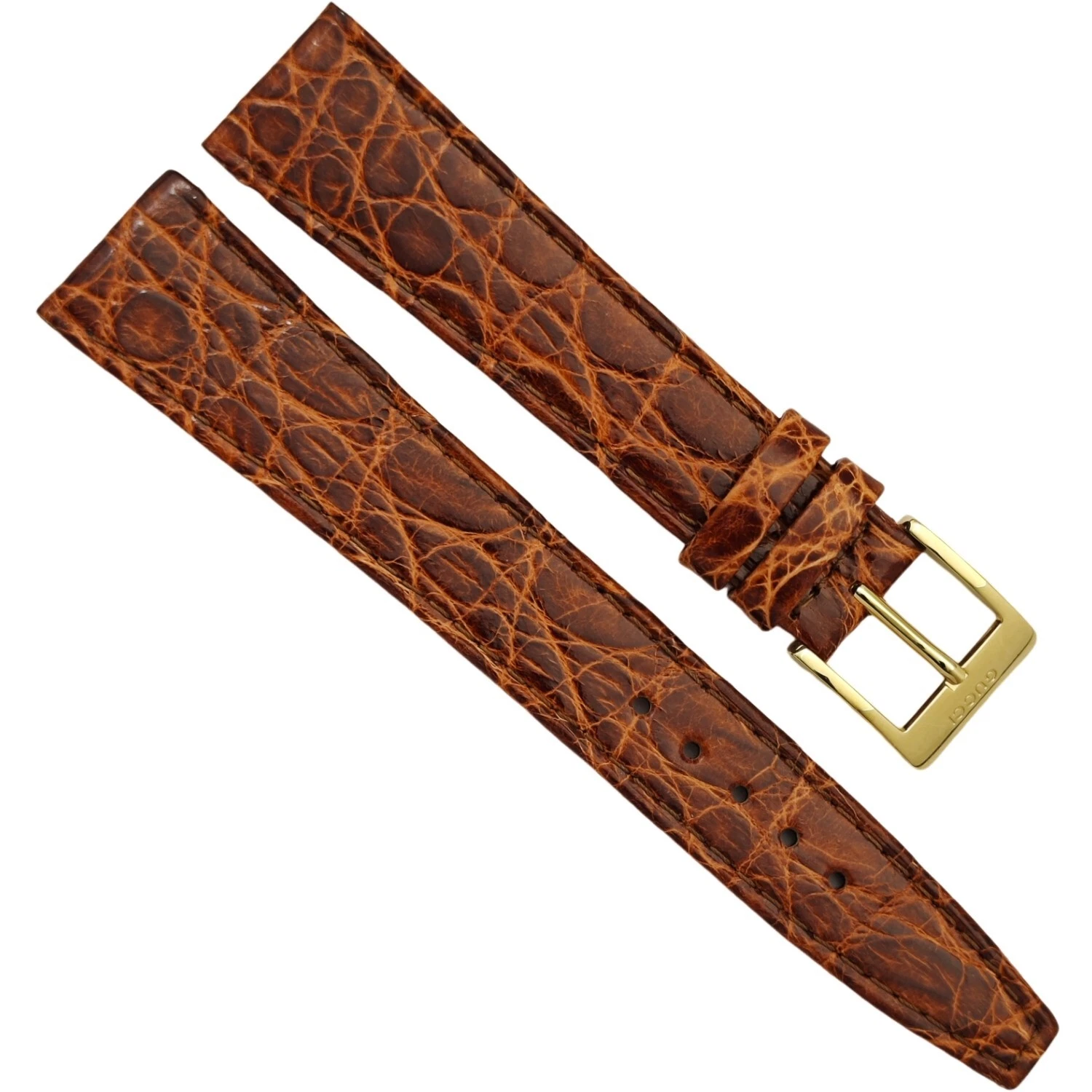 GUCCI   18 MM x 14 MM   BRACELET DE MONTRE EN CUIR VÉRITABLE   BRACELET AUTHENTIQUE