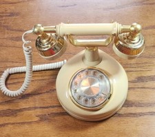 Vintage Western Electric Ivory Telephone Rotary French Princess Royal Style