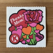 Vintage Mello Smello Circle K Scratch 'n Sniff Sticker  Strong Roses Scent 