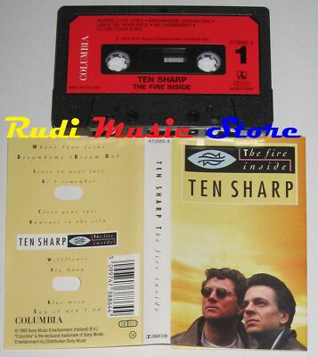 MC TEN SHARP The fire inside 1993 HOLLAND COLUMBIA 473886 4 no cd lp dvd vhs