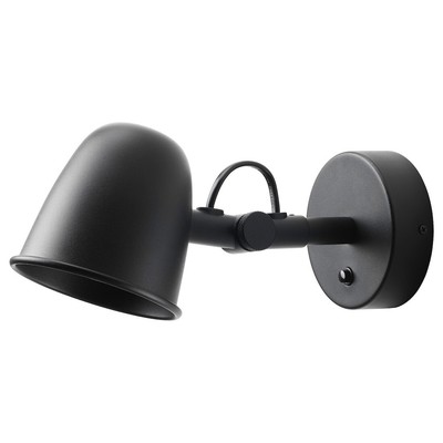 Skurup Wandleuchte Lampe Schwarz Ikea O 9cm Neu Ebay