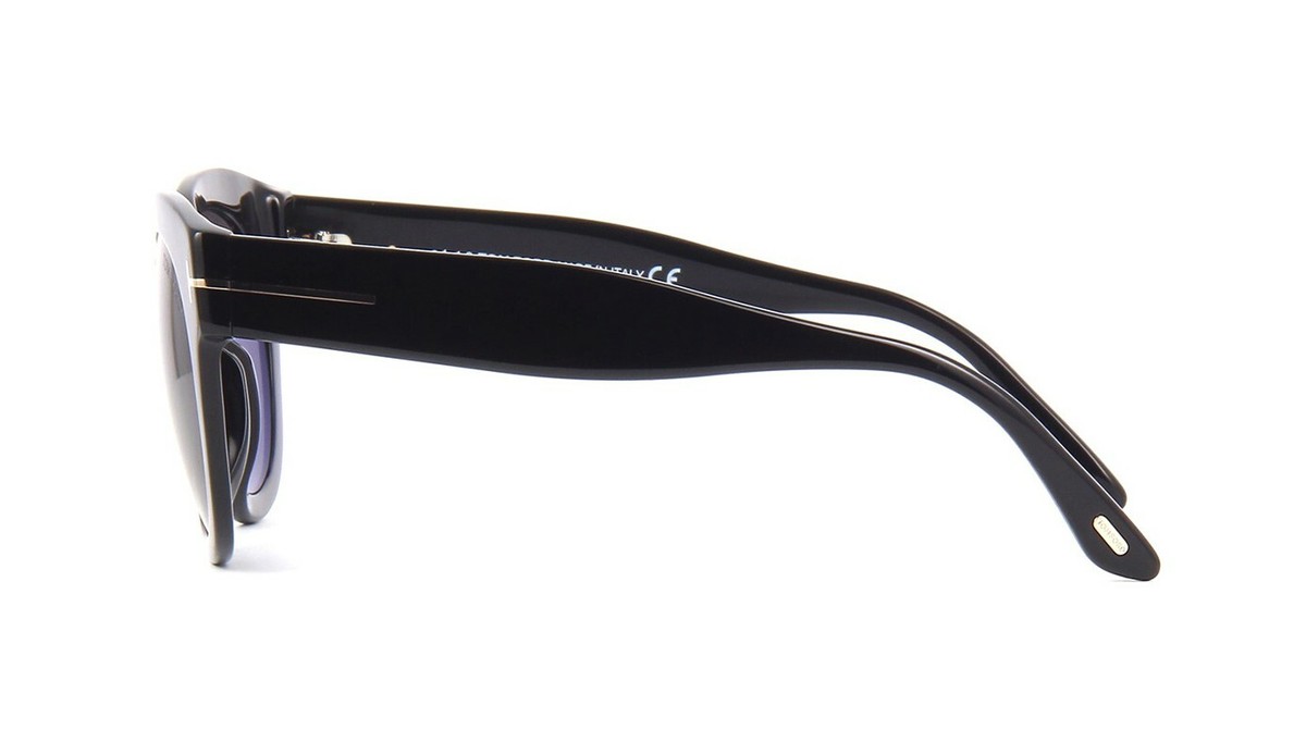 TOM FORD GCL871LEX306HB784 関税送料込 Tom Ford LOU FT 0741 Black/Smoke (01A) Sunglasses | eBay