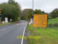Photo 6x4 Road works ahead! Llanrwst Major roadworks are in progress on t c2010