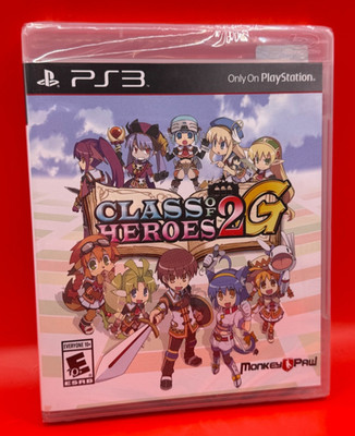 Class of Heroes 2G (Sony PlayStation 3, 2014) BRAND NEW/FACTORY SEALED