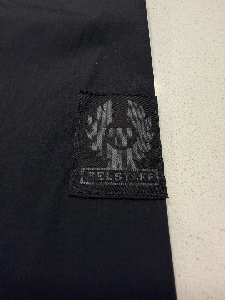 Belstaff Men’s Drome Full Zip Overshirt In Dark Ink Navy Size XL MSRP $395 - Image 4 of 4