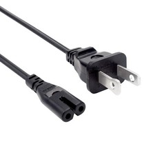 2 Prong Power Cord Replacement for Sonos Play one 1 3 5 SUB Spakers,Sound bar...