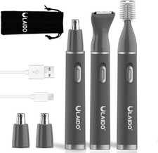 Nose Hair Trimmer for Men and Women, Painless 3 in 1 Men's Ear and Nose Hair Tri