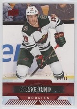 2017-18 Upper Deck Overtime Rookies Red Foil 94/99 Luke Kunin #168 1o3