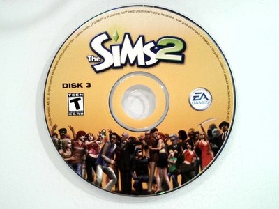 The Sims 2 PC Video Game Life Simulation Maxis Electronic Arts Disk 3