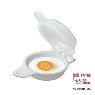 Trenton Gifts Microwave Egg Cooker/Poacher - Easy Scrambled Omelet Maker 7x6x3