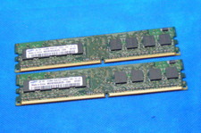 Samsung  DDR2 1GB 2x 512MB Memory Desktop RAM PC2-5300U-555-12 M378T6553EZS-CE6