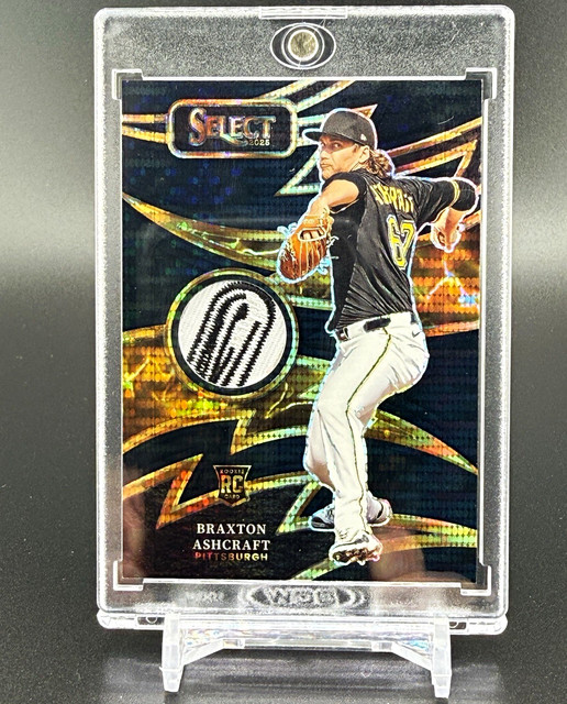 Braxton Ashcraft 1/1 Panini Select Baseball Prizm RC Patch 1 of 1 Rookie Patch