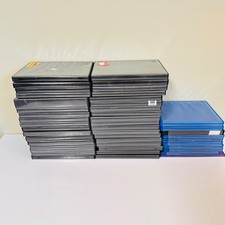 45 lot Blu-ray DVD Cases, single, double, Blockbuster, various Used Empty Cases