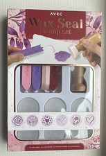 Siegelwachs, Wax Stempel, Set, Wachsstempel Siegelwachs, Bordeaux, Rosa, neu