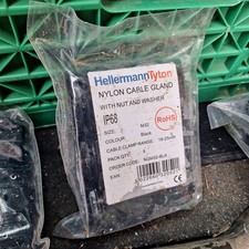 Cable Gland, M32, 18 mm, 25 mm, Nylon 6.6 (Polyamide 6.6), Black, IP68